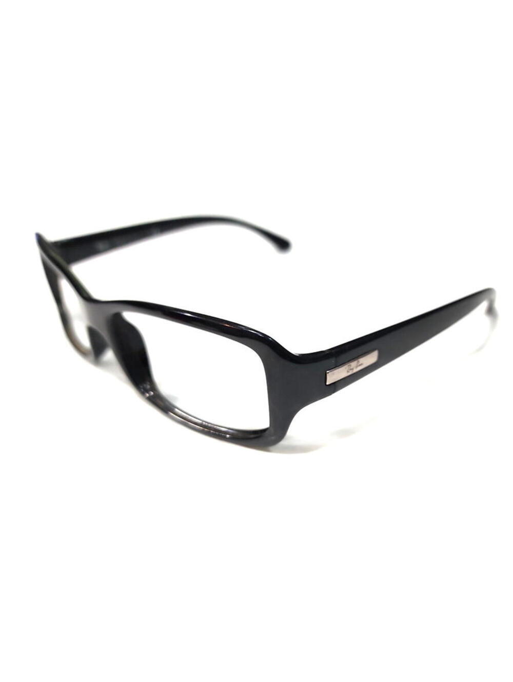 Ray Ban RB4107 601 Black Rectangle Sunglasses Frame